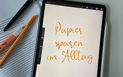 Papier sparen