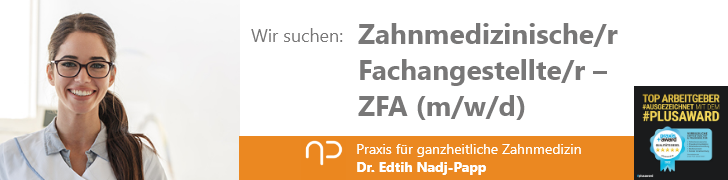 ZFA Job in der Praxis von Dr. Edith Nadj-Papp