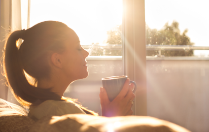 Kaffee am Morgen für gute Stimmung